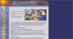 Desktop Screenshot of famefoundation.org